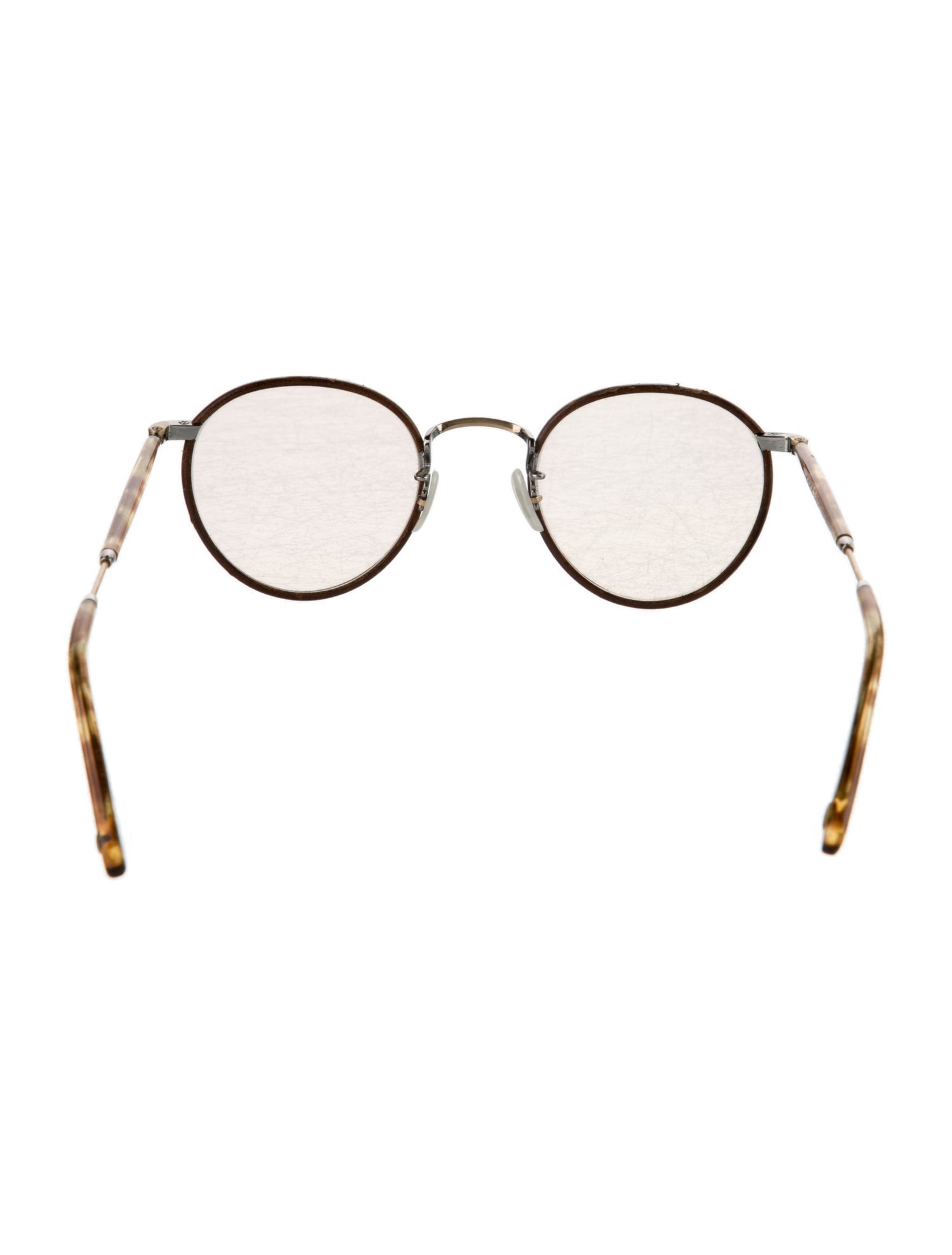 Garrett Leight Round Tinted Sunglasses